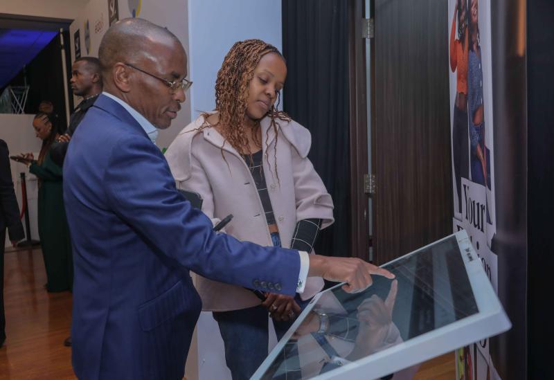 Safaricom CEO Peter Ndegwa during the Mpesa Super App Partners' Forum.
